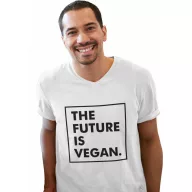The future is vegan - Férfi V Nyakú Póló