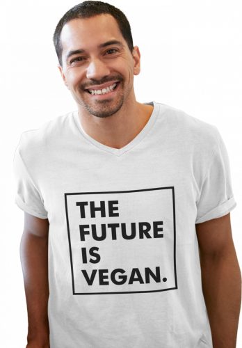 The future is vegan - Férfi V Nyakú Póló