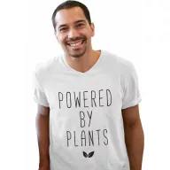 Powered by plants - Férfi V Nyakú Póló