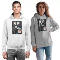 SPACE - Unisex Kapucnis Pulóver
