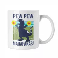 Pew-Pew Madafakas - Fehér Bögre