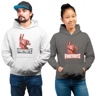Fortnite láma - Unisex Kapucnis Pulóver