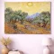 Vincent van Gogh - Olajfák sárga éggel és nappal vászonkép