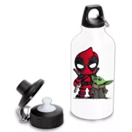 Deadpool és Baby Yoda - Fémkulacs