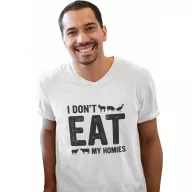 Nem eszem meg a haverjaimat - Férfi V Nyakú Póló