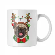 Karácsonyi Pug - Bögre