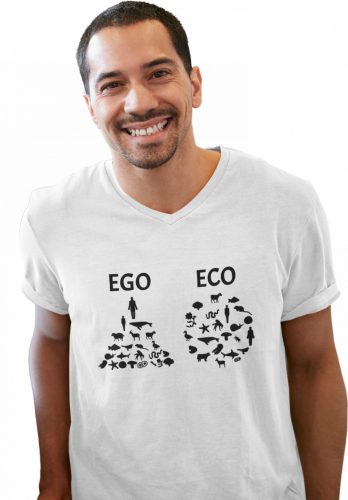 Ego Eco - Férfi V Nyakú Póló
