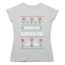 Csúnya Karácsonyi Női Pólók - Egyedi szöveggel