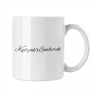 Kutyák > Emberek - Fehér Bögre