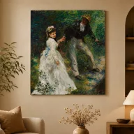 Pierre-Auguste Renoir - La Promenade (A séta) vászonkép