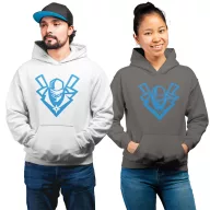 Ninja logó - Unisex Kapucnis Pulóver