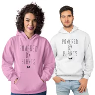 Powered by plants - Unisex Kapucnis Pulóver
