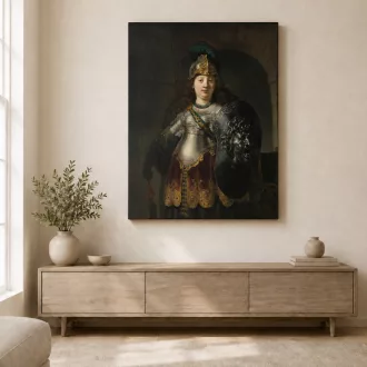 Rembrandt van Rijn - Bellona vászonkép