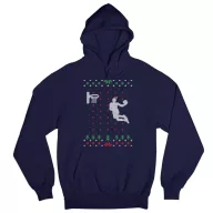 Kosárlabdás karácsony - Unisex Kapucnis Pulóver