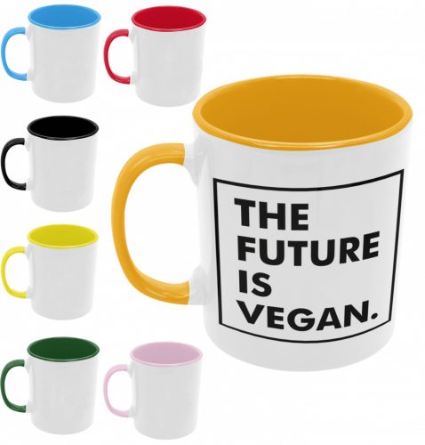 The future is vegan - Színes Bögre