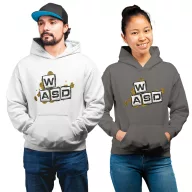 WASD - Unisex Kapucnis Pulóver