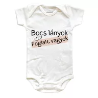 Bocs lányok foglalt vagyok - Prémium Baba Body