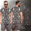 Karácsonyi Lányfúró - Full Print Unisex Póló
