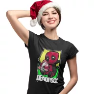 Cuki Deadpool - Karácsonyi Női Póló