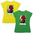 Cuki Deadpool - Karácsonyi Női Póló