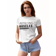 Installing muscles - GYM Fitness Női Póló