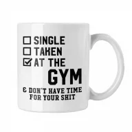 Single Taken at the GYM - Fehér Bögre