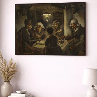 Vincent van Gogh - A krumplievők vászonkép