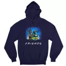Scooby Doo Horror Baráti Csapat - Unisex Kapucnis Pulóver