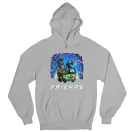 Scooby Doo Horror Baráti Csapat - Unisex Kapucnis Pulóver