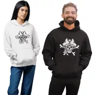 Kalóz Koponya - Unisex Kapucnis Pulóver