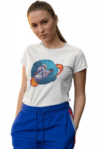 Rakétás Űrhajós - Női Póló