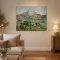 Paul Cézanne - A Sainte-Victoire-hegy Bellevue-ből nézve vászonkép