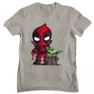 Deadpool és Baby Yoda - Férfi Póló