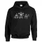Skeleton Gym Bros - Unisex Kapucnis Pulcsi