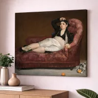   Édouard Manet - Pihenő fiatal nő spanyol jelmezben vászonkép