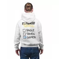 Single Taken Gamer - Unisex Zipzáros Pulóver