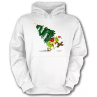 Ellopott karácsony - Unisex Kapucnis Pulóver