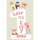 Babaszoba Dekoráció - Szülinapi tábla kislányoknak (személyre szabható)