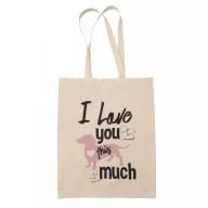 I love you this much - Vászontáska