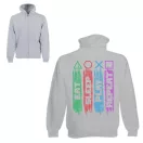Eat Sleep Play Repeat - Unisex Zipzáros Pulóver