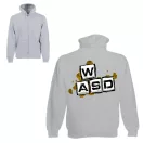 WASD - Unisex Zipzáros Pulóver