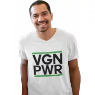 Vegan Power - Férfi V Nyakú Póló