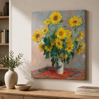 Claude Manet - Napraforgók vászonkép