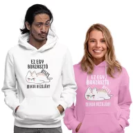 Ez egy borzasztó ötlet - Unisex Kapucnis Pulóver