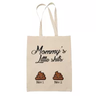   Anya és kicsi kakijai - Személyre szabható - Vászontáska