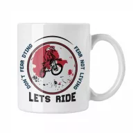 Lets ride - Fehér Bögre