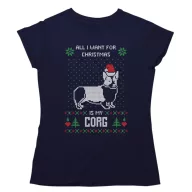 All I want for Christmas is my corgi - Női Póló