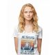 Ultimate Jézus Deadlift - Női V-Nyakú Póló