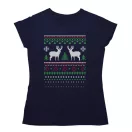 Rénszarvas karácsony - Női Póló