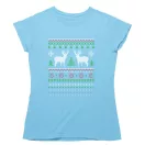 Rénszarvas karácsony - Női Póló